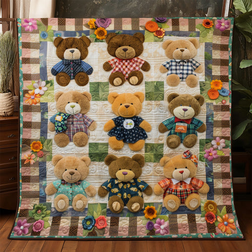 Teddy Stitchwork WJ0801016CL Quilt