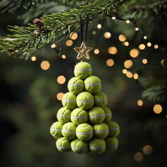 Tennis Ball Tree WJ2611101CL Christmas Ornament