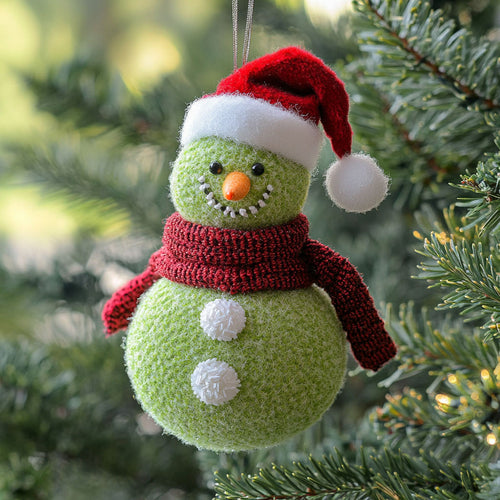 Tennis Snowman WJ2611102CL Christmas Ornament