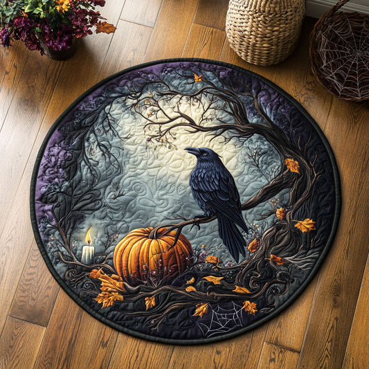 The Crow’s Vigil WJ0708121CL Quilted Round Mat