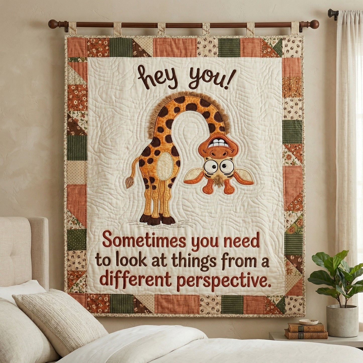 Different Perspective Giraffe WN0904017CL Quilt