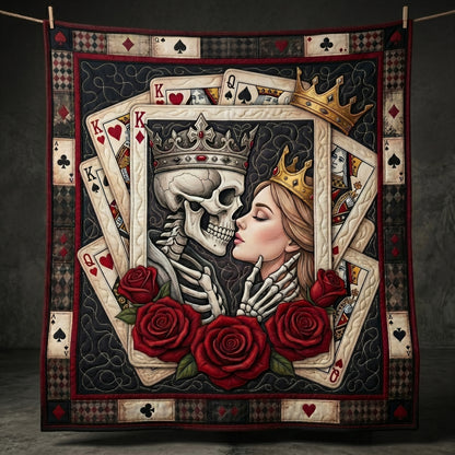 Till Death Royal Skeleton Romance WN1304015CL Quilt