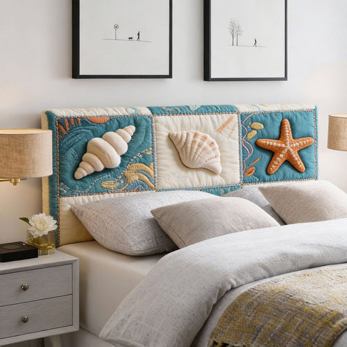 Things From The Sea WJ0801008CL Quilted Headboard Slipcover