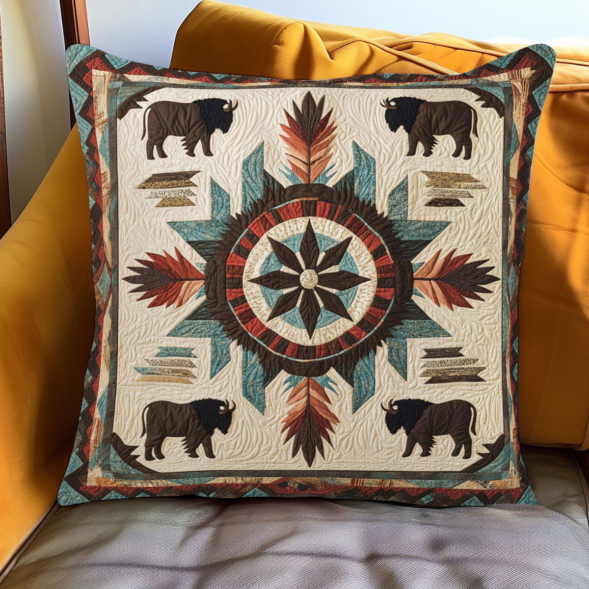 Thunder Hooves WJ0801087CL Quilt Pillow Case