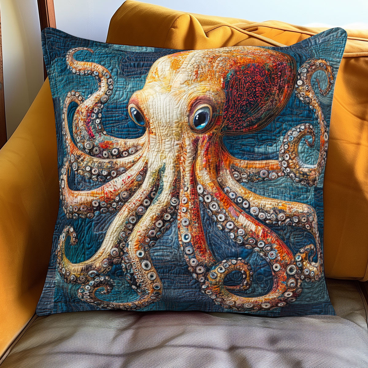 Timeless Patchwork Octopus WJ0901120CL Quilt Pillow Case