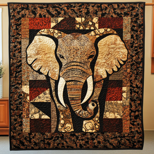 Tradition Patchwork Elephant WJ0701049CL Quilt