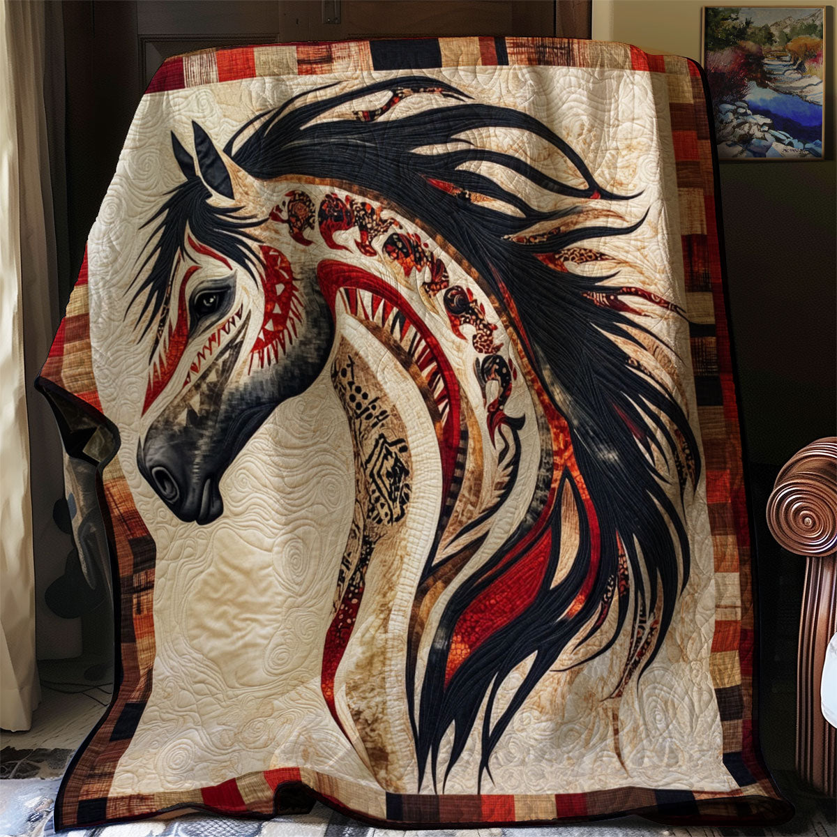 Tribal Wind Horse WJ1301054CL Quilt