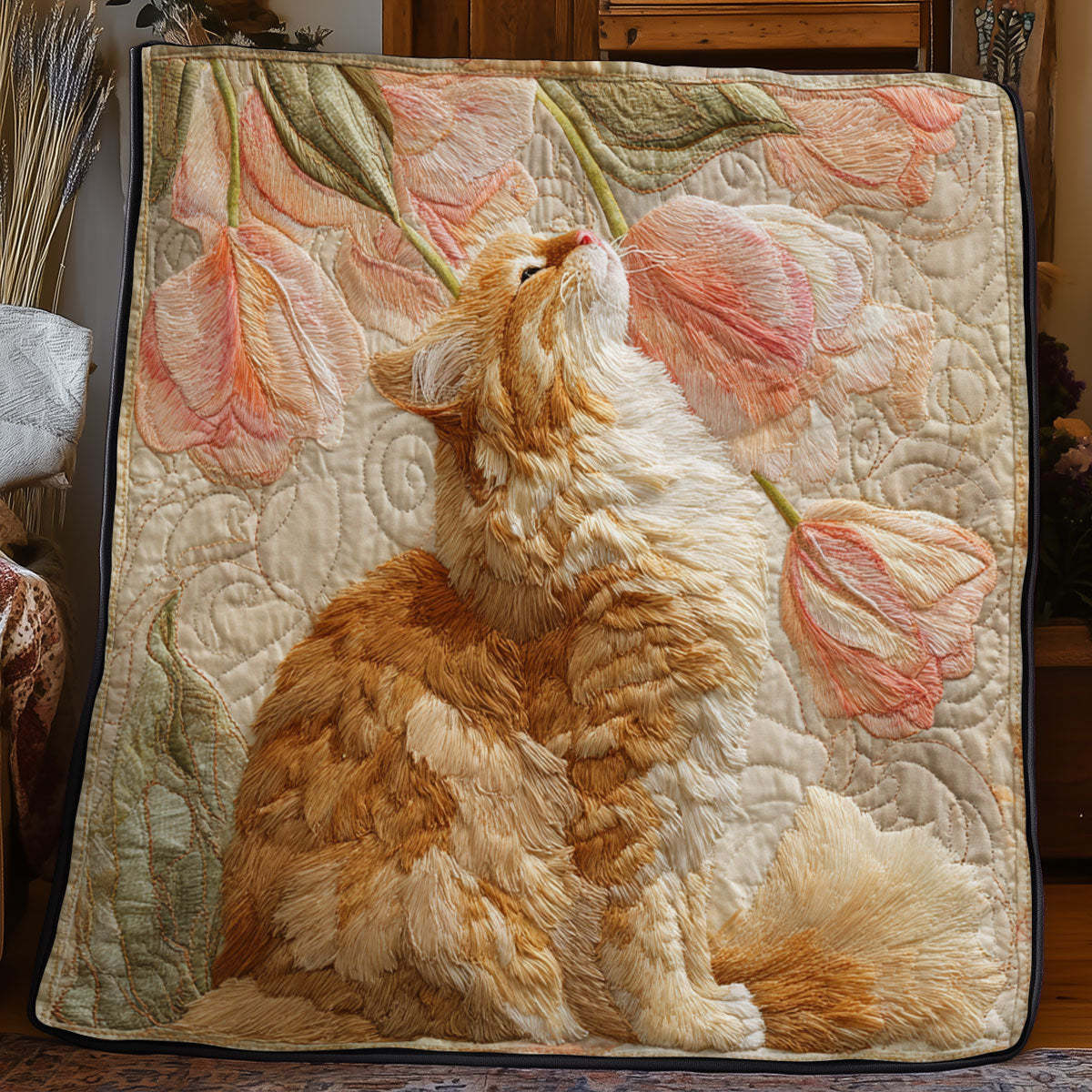 Tulip Soft Cat WJ1001005CL Quilt