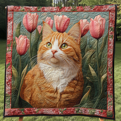 Tuliplight Cat WJ1001007CL Quilt