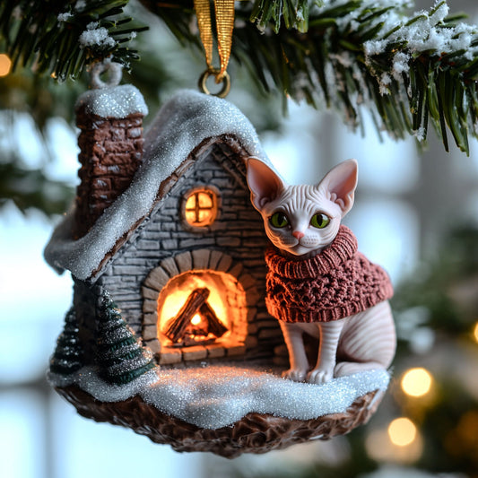 Warmth Feline WJ2611031CL Christmas Ornament