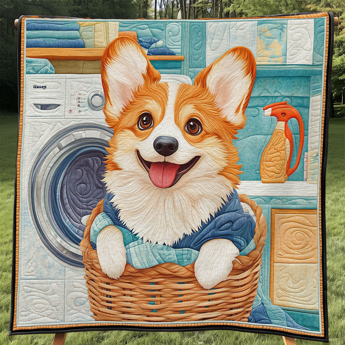 Washing Dog WJ0501012CL Quilt