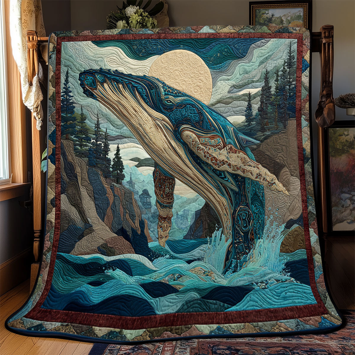 Whale Spirit Realm WJ1001054CL Quilt