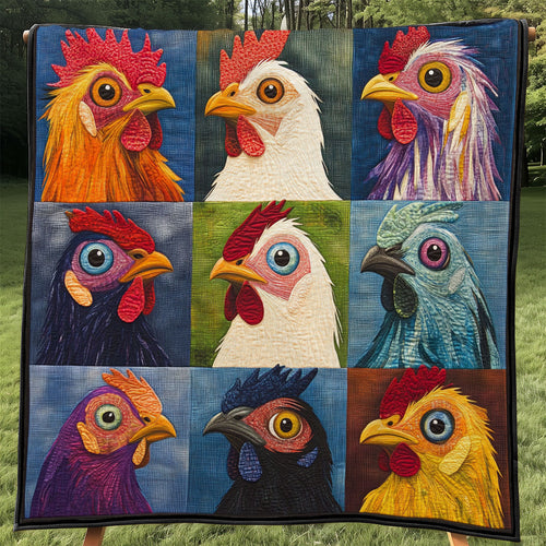 Whimsical Chicken WJ0701041CL Quilt