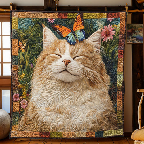 Wing Gazing Cat WJ0901017CL Quilt
