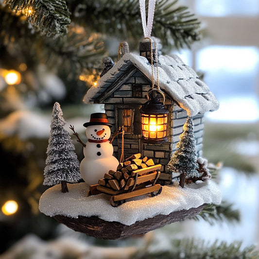 Winter Logs WJ2511097CL Christmas Ornament