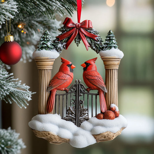 Winter Palace Cardinals WJ0312333CL Christmas Ornament