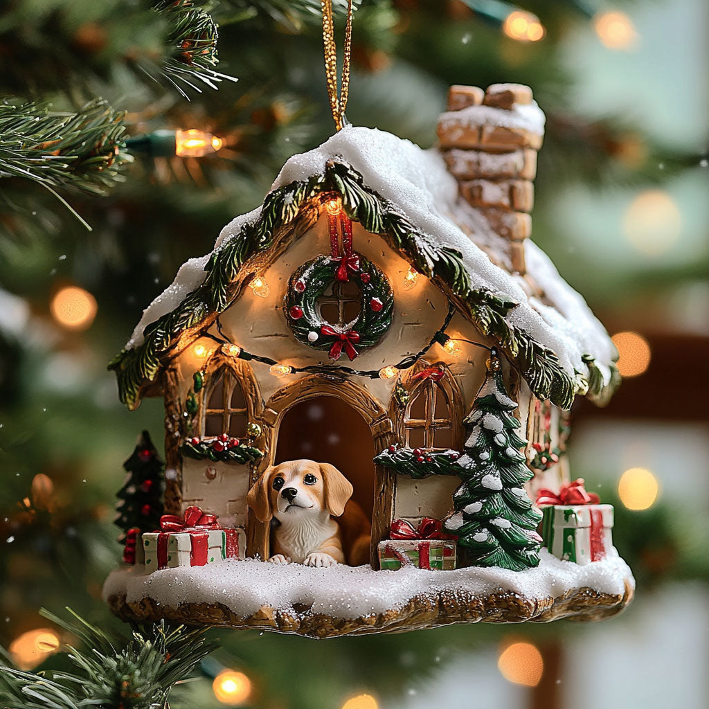 Winter Woof House WJ2511045CL Christmas Ornament