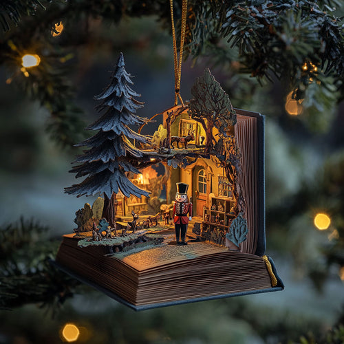 Wooden Nutcracker WJ2411025CL Christmas Ornament
