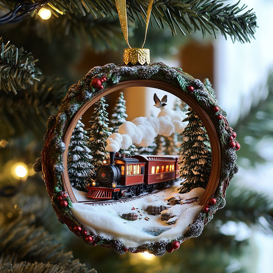 Xmas Day Train WJ2711167CL Christmas Ornament
